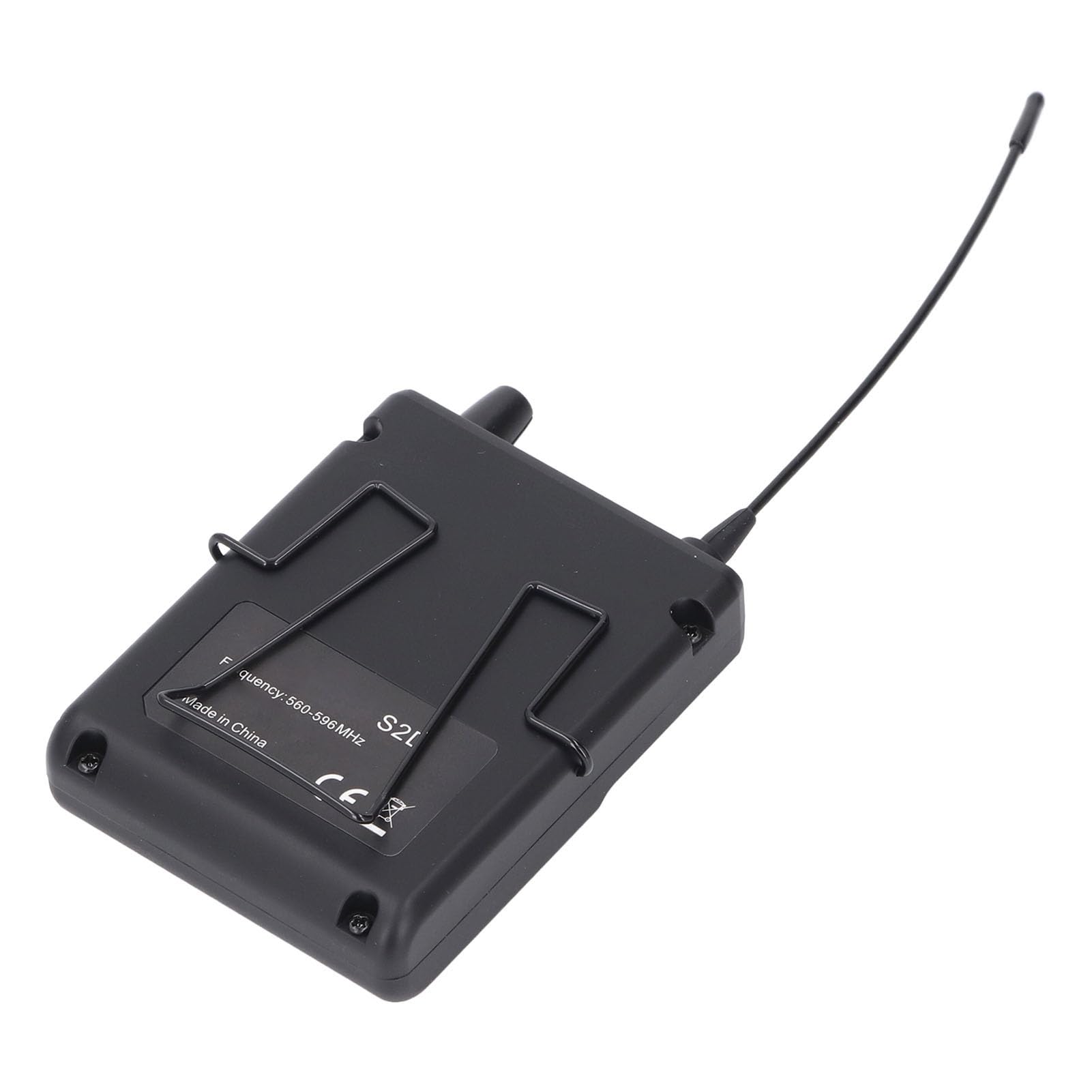 Digitaler Drahtloser IEM-Empfänger mit Anti-Interferenz für Live-Auftritte auf der Bühne, Einfache Bedienung für Kleine und Mittlere Bühnen, ABS-Material