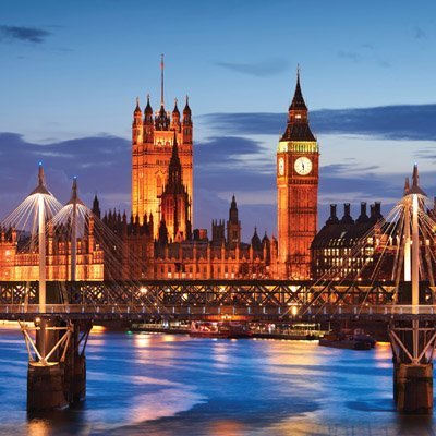 Wenskaart (PR8492) Blank/Verjaardag - Londen - Uit Het Spirit Range