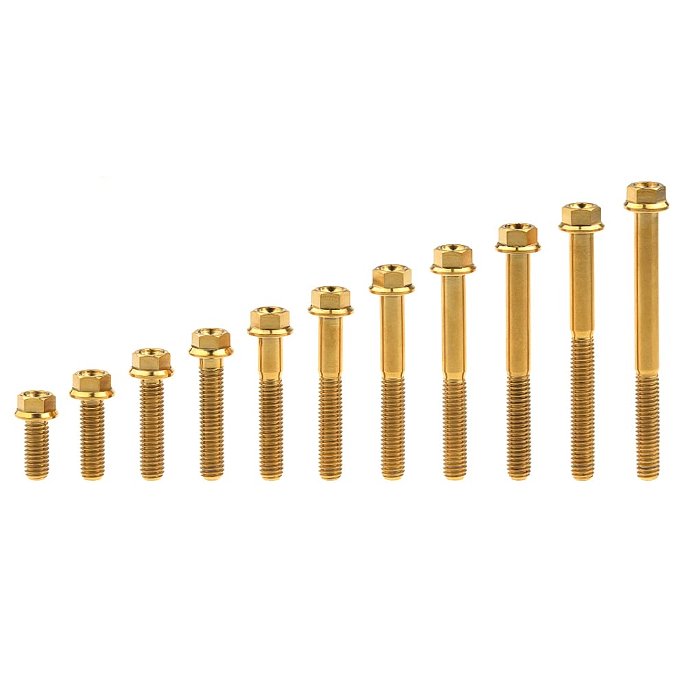 M6x1mm Titanium Ti Socket Hex Bolt Cap Screw 10 15 20 25 30 35 40 - Foto 5