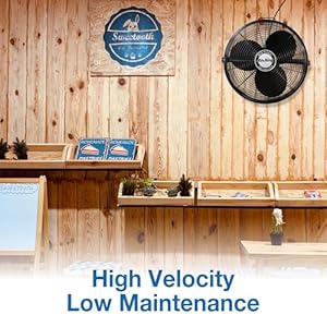 Air King 9318 Industrial Grade High Velocity Multi Mount Fan, 18-Inch,Black Air King 9318 Industrial Grade High Velocity Multi Mount Fan 18 InchBlack