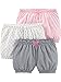 Simple Joys by Carter's - Pantaloncini da bambina, confezione da 3 ,White/Dot/Pink ,12 Months