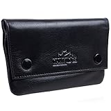 Photo Gallery oakridge - custodia per tabacco in pelle, colore: nero Photo Gallery oakridge - custodia per tabacco in pelle, colore: nero