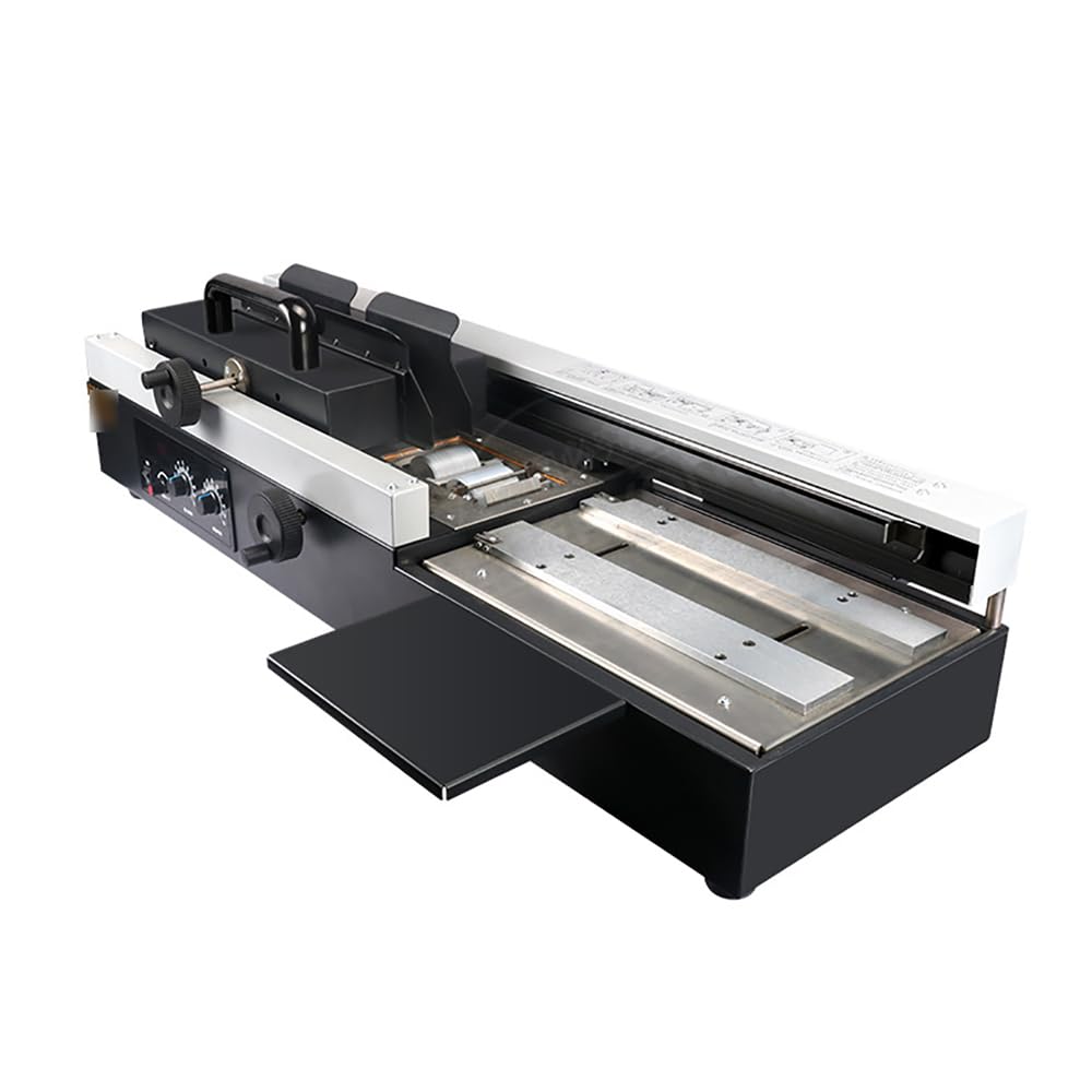 TsoLay Rilegatrice Carta Colla, Rilegatore Elettrico 1400W con Ruota Fresa in Gomma, Spessore Rilegatura Massimo 40mm, per Gare, Contratti Polizze Assicurative, Rapporti