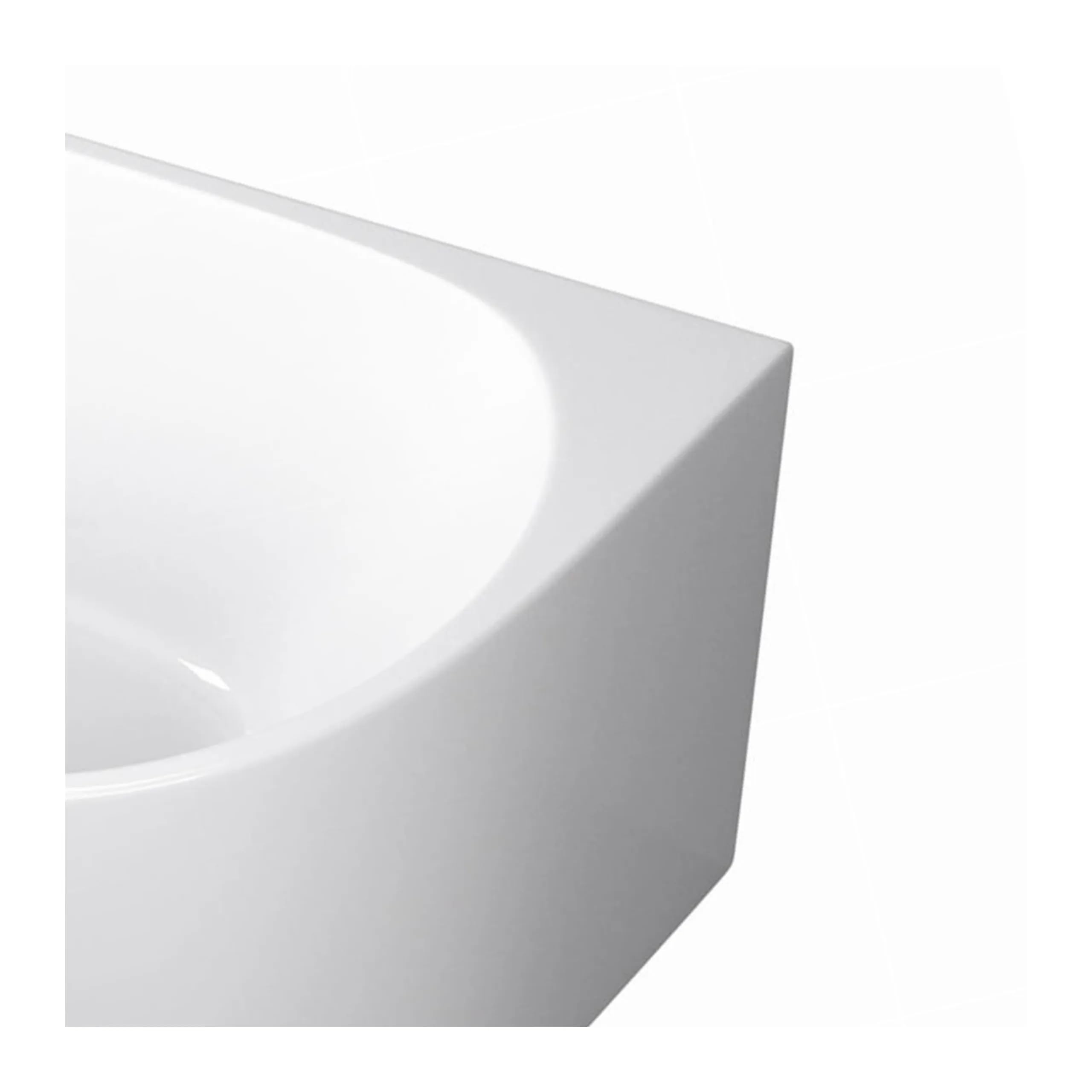 Aquauno, vasca angolare indipendente sinistra 170 x 80 cm, ovale in acrilico sanitario di alta qualità, vasca da bagno in acrilico con scarico click, troppopieno, copertura, scarico e telaio in