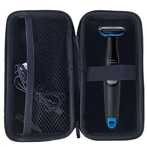 INVODA Electric Shaver Case for Philips Norelco Oneblade Razor Case EVA Protective Cover Body Hair Trimmer Storage Bag