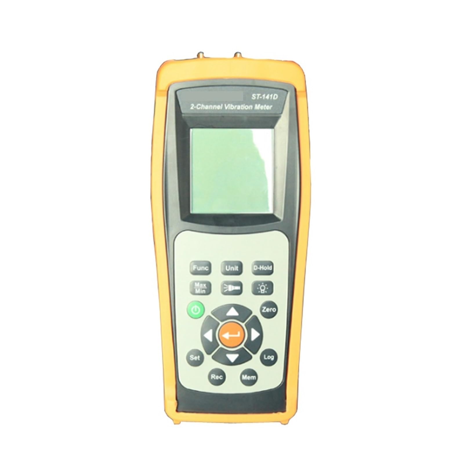 Mthckxjbsuz One Color Vibration Meter, St141d Dual Acceleration Gau For Measuring Velocity Displacement Vibration Meter High Precision