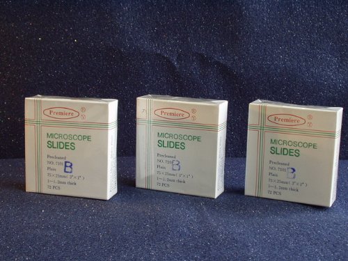 CandA Slides, Microscope Plain (Premiere) (72/bx)