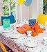 Talking Tables- Copritavolo in Carta con Stelle | Tovaglia Rettangolare per Bambini, riciclabile | Stoviglie USA e Getta per Compleanni, Decorazioni Arcobaleno, 180 x 120 cm, BB-STAR-ECO-TCOVER