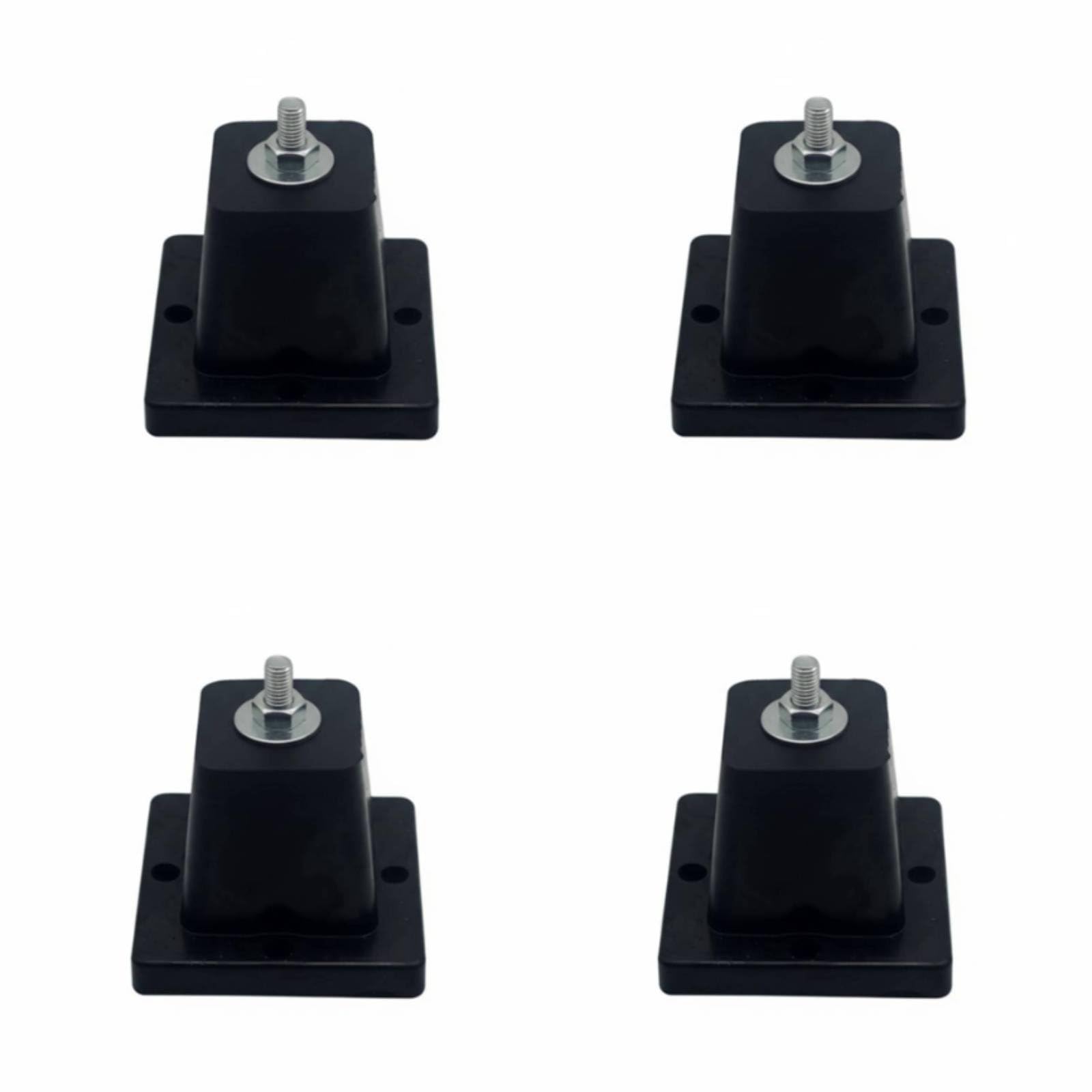 Baoblaze Pad Antivibrazione Shockproof Paracolpi in Gomma Base Isolante Vibrazioni Vite Antiruggine per Silenziare E Mantenere Unità Esterne Condizionamento , Kt-g High Pad 3p-up