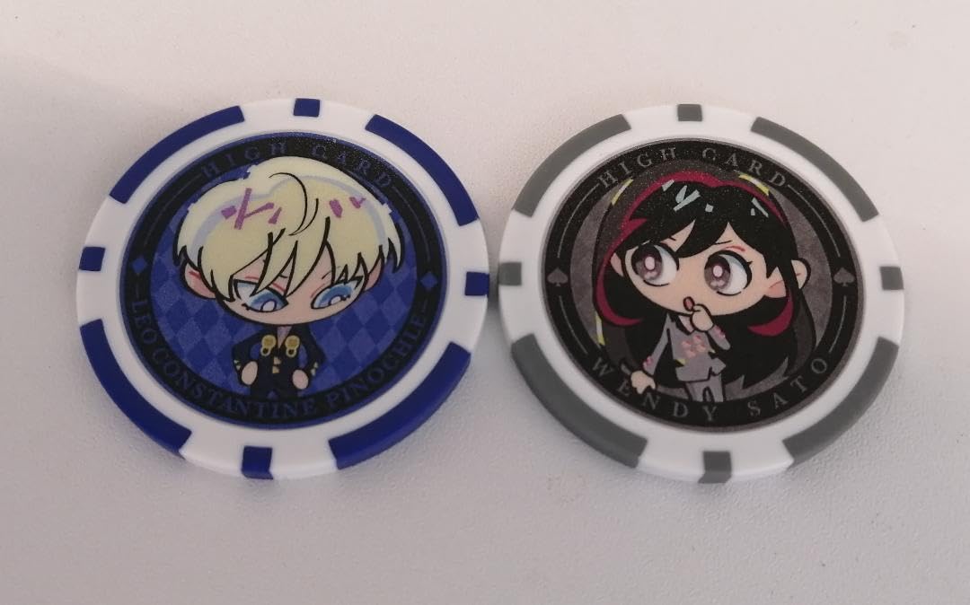 ??????? Anime Japan 2024 HIGH CARD Casino Chip Set of 2 LEO, m74561786856