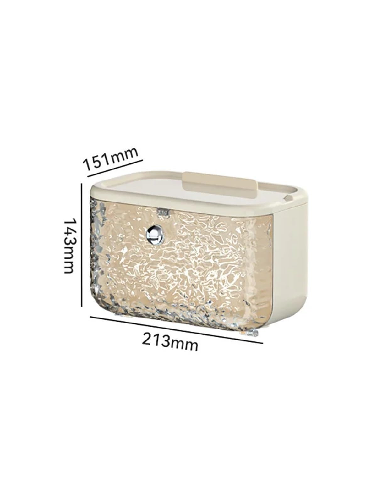 Porta Scottex Da Parete Scaffale Portaoggetti A Parete Non Perforato for Scatola Di Fazzoletti Da Bagno(Double 2)