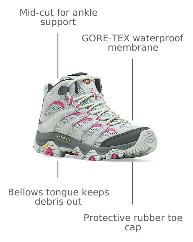 Image of Merrell Women's Moab 3 Waterproof Hiking Shoe