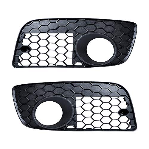 Astra Depot Matte Black Fog Light Grill Cover Hex Style