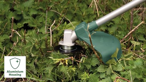 Débroussailleuse Bosch - AFS 23-37 (1000W, livré avec lame à 3 dents, bobine pour fil de coupe, 3 fils de coupe, poignée supplémentaire, capot de protection)