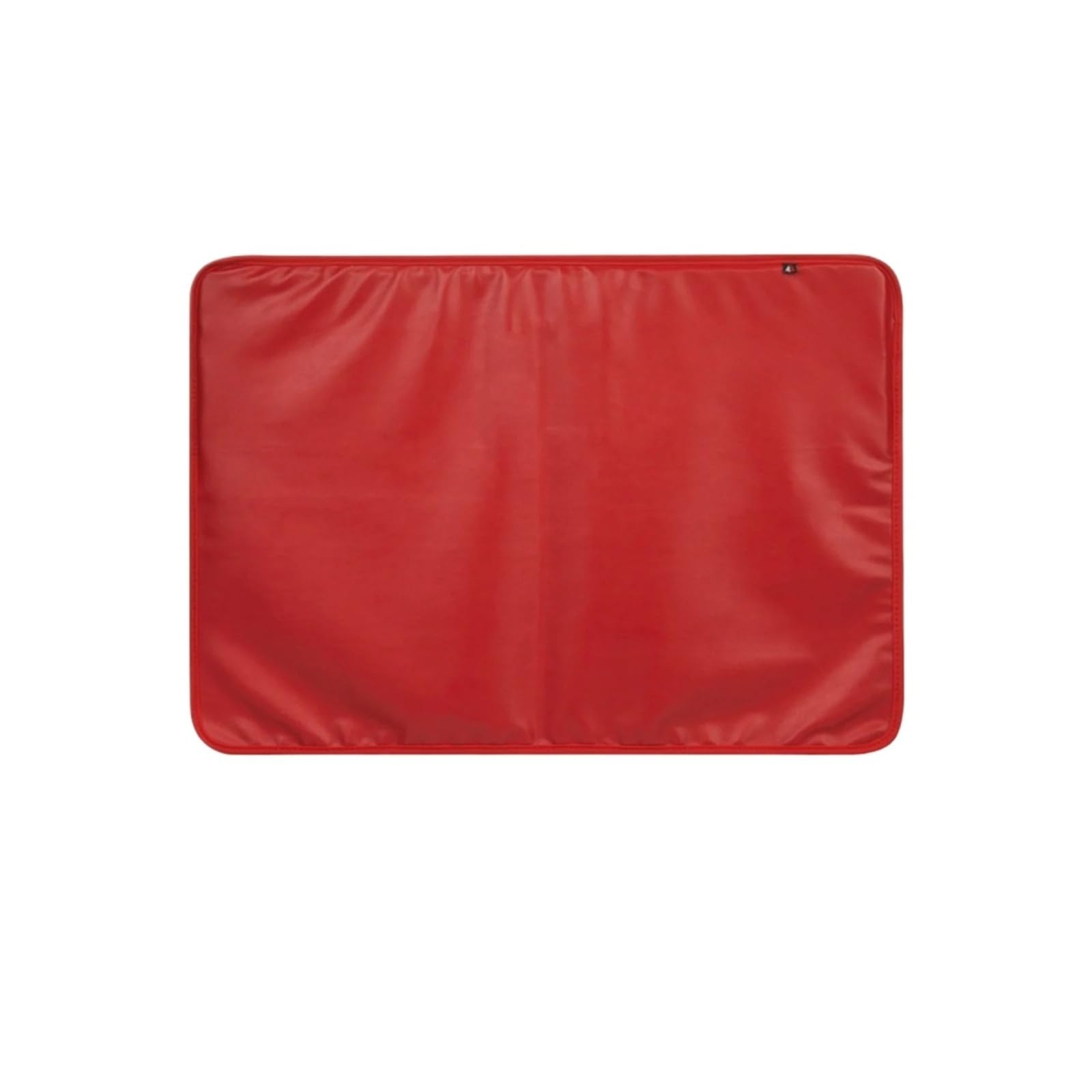 Computer Monitor Dust Cover Monitor Cover PU Leather Antistatic Display HD Sleeve Protective Compatible Fit For 24'' Computer PC(Red)