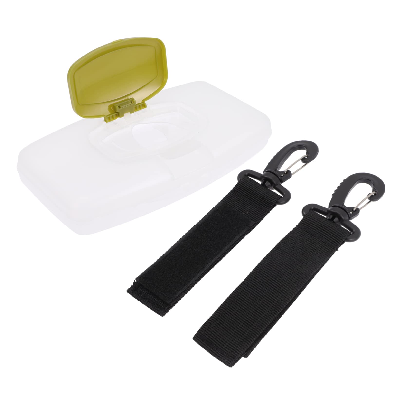 SUPVOX Portable Baby Wipes Box Stroller Hook Dispenser for Outdoor Use Easy Access Prevents Wipes from Drying