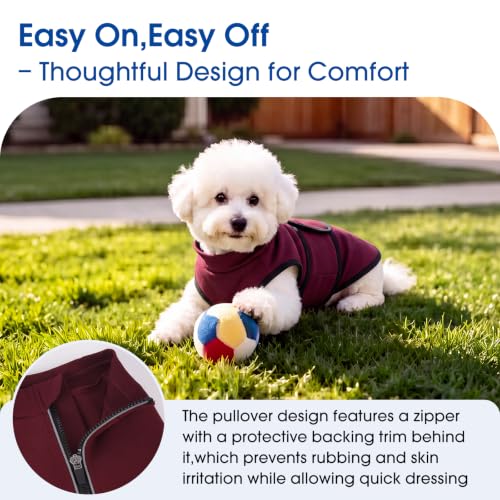 Image of Nanaki Snug Anxiety Compression Shirt for Dogs from Storms & Fireworks | Gentle pressure,Reflective strip,Adjustable,Peaceful sleep & grooming,Ease separation anxiety,for storm,fireworks,loud noise