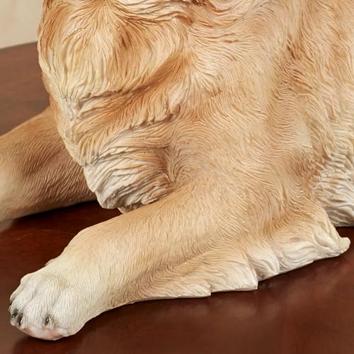 Escultura realista perro Golden Retriever miniatura 5