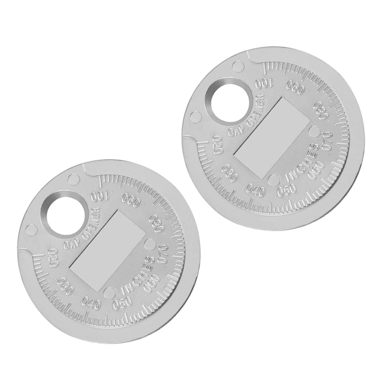 DECHOUS 2Pcs Spark Plug Gap Tool Precision Wire Measuring Gauge Lightweight Construction Easy to Use for Accurate Spark Plug Gap Measurement
