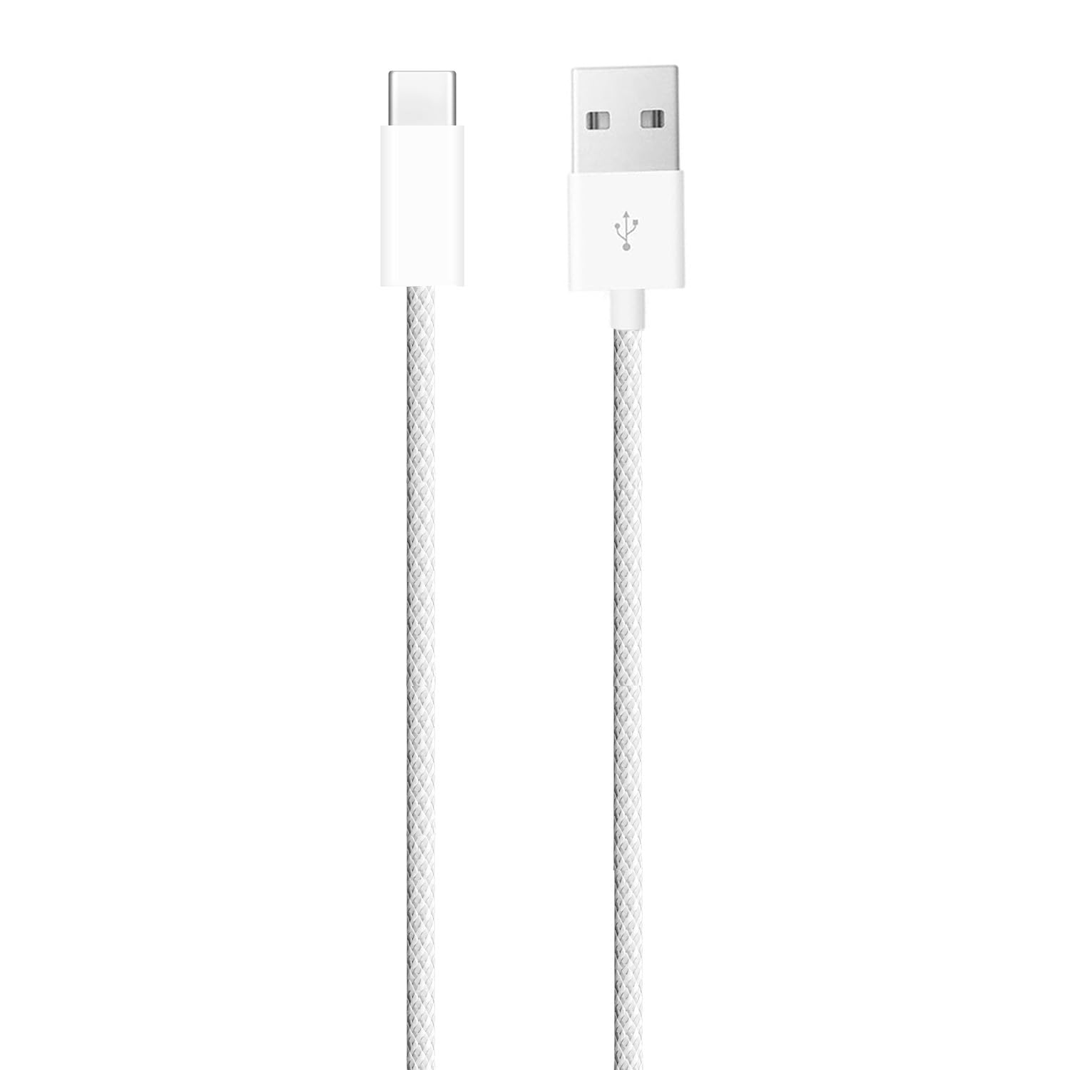 1.5FT Short USB C Woven Charge Cable for iPhone 16e 16 15 Pro Plus Pro Max Car Carplay Charger Cable USB-A to USB-C Charging Cord for Apple Carplay for iPhone 16/15 Series Braided Charging Cord