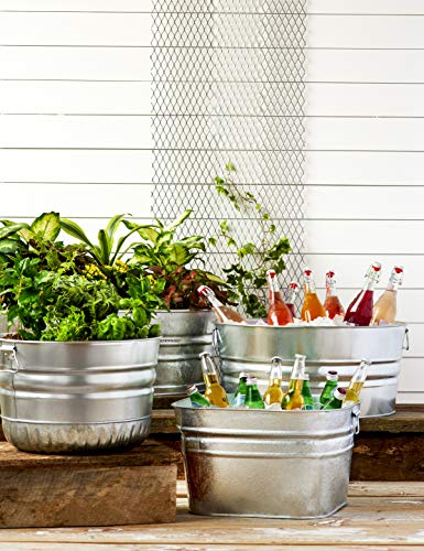 Behrens 1GS 11 Gallon Round Galvanized Steel Tub