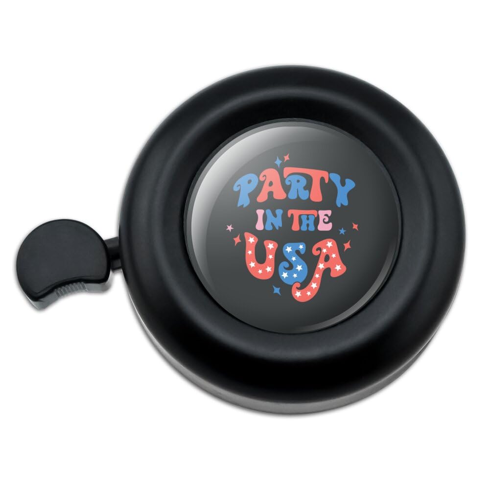 Graphics & More Party in The USA Bicycle Handlebar Bike Bell