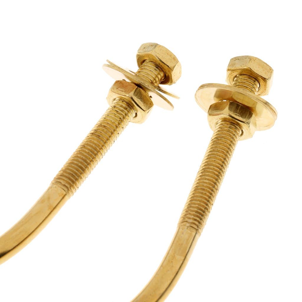 ABA Snooker Billiard Pool Table Brass Cue Stick Golden Hook Strong Table Edge Hook (Pack of 2) 2