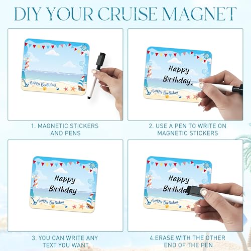 Decoraciones Magnéticas para Puerta Crucero, 10 piezas miniatura 4