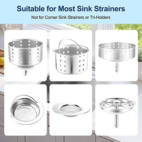 Kitchen Sink Saver | 300 Pcs Disposable Mesh Bags For Kitchen Sink Strainer Kitchen Sink Drain Basket, Efficient Anti-Clogging 1Mm Holes, Sink Food Catcher Drain Screen Filter #TOP4