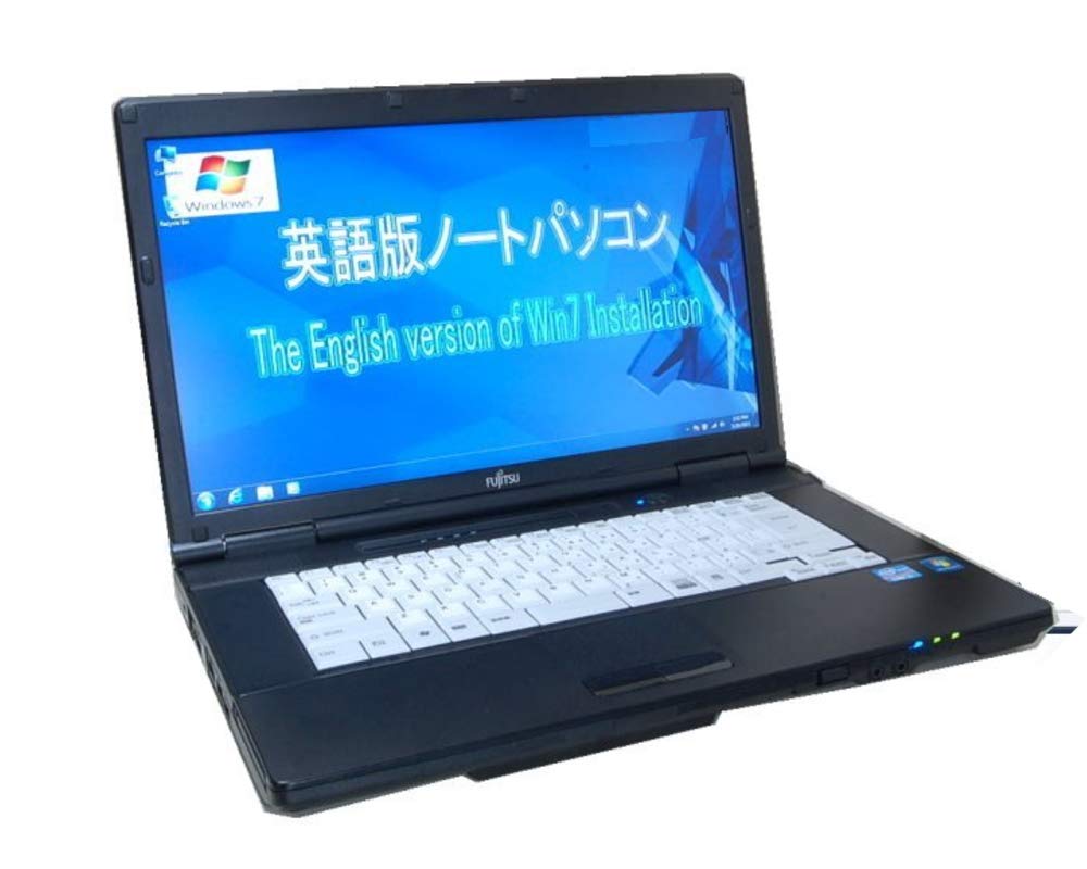 富士通 - 【送料込み】ノートパソコン 本体 Window7 Office インストール済み Amazon.co.jp: 貴重英語版 WINDOWS7インストール 中古ノート