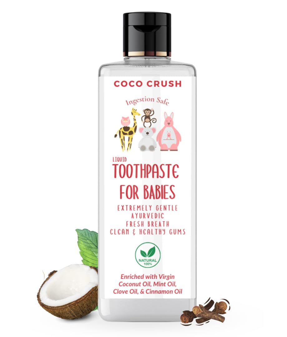 Coco Crush Ayurvedic Liquid Toothpaste For Babies And Kids 100