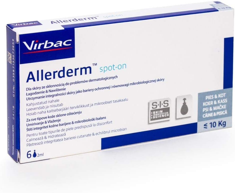 Virbac Allerderm Spot-on per cani e gatti 6 x 2 ml