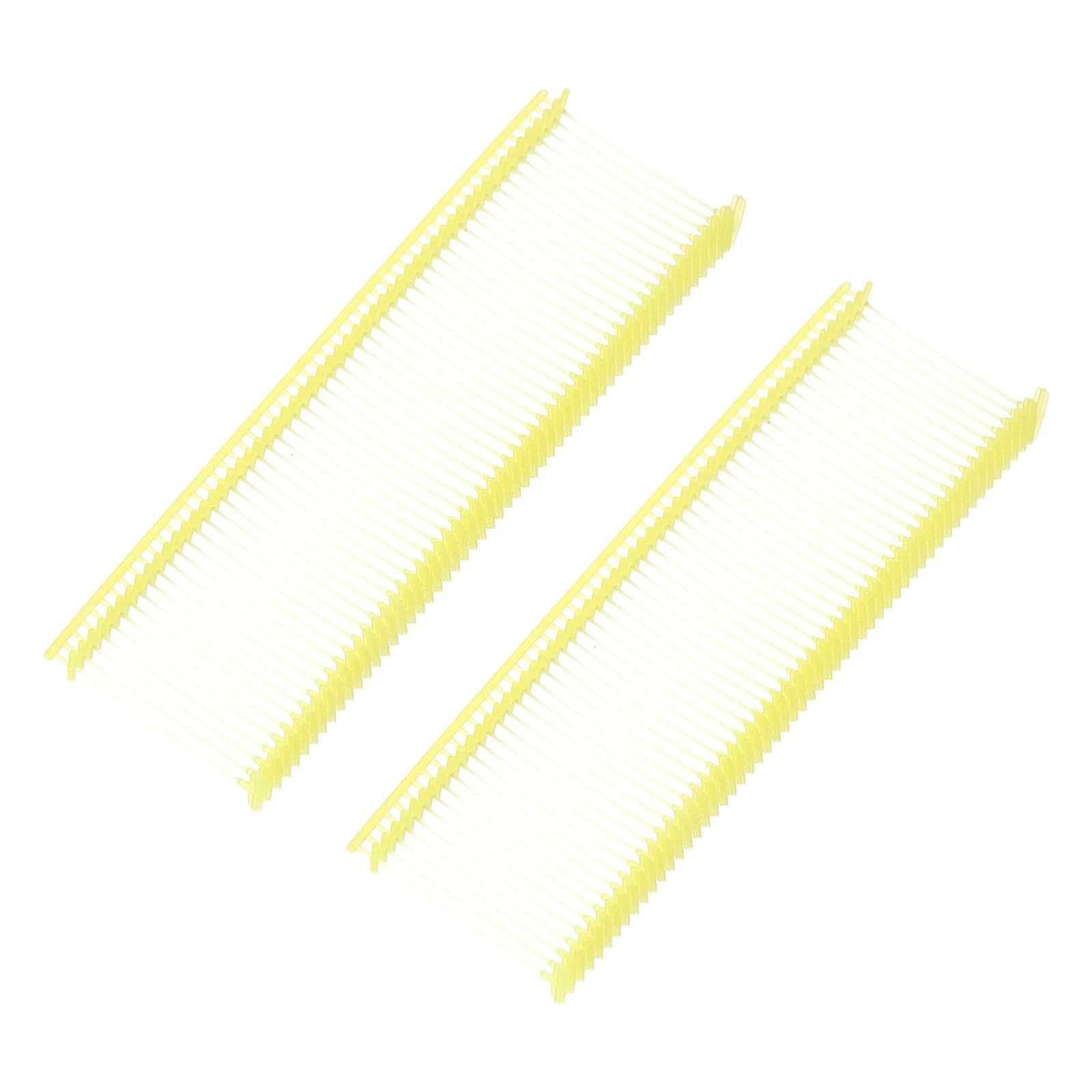 3000 pezzi di fissaggio standard per etichettatura, in plastica, prezzo normale, per etichette per indumenti, etichette (giallo, 25 mm)