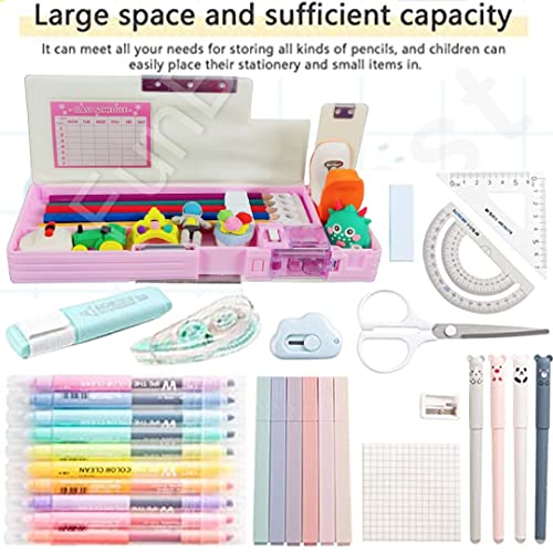 Image of FunBlast Flamingo Multipurpose Zipper Pen and Pencil Pouch Bag Case for School Supplies for Kids