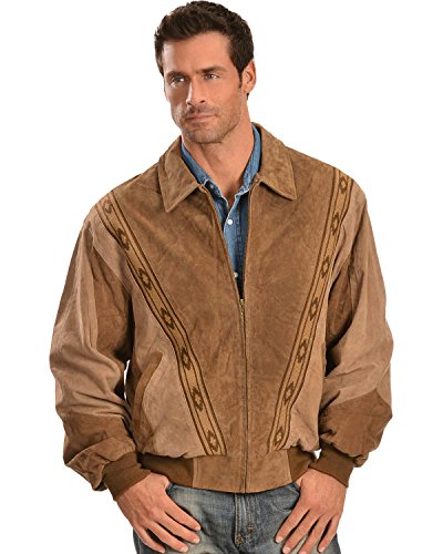 Image of Two-Toned Boar Suede Men's Jacket by Scully