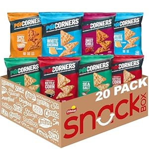 PopCorners Popped Corn Snacks, Sampler Pack, 1 Ounce (Pack of 20) (Packaging May Vary)