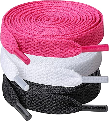 Image of SHOESHINE Fine Quality Sneaker Shoe Laces Unisex Shoelace for Sports Shoes and Casual Shoes for Men & Women (3 Pairs)