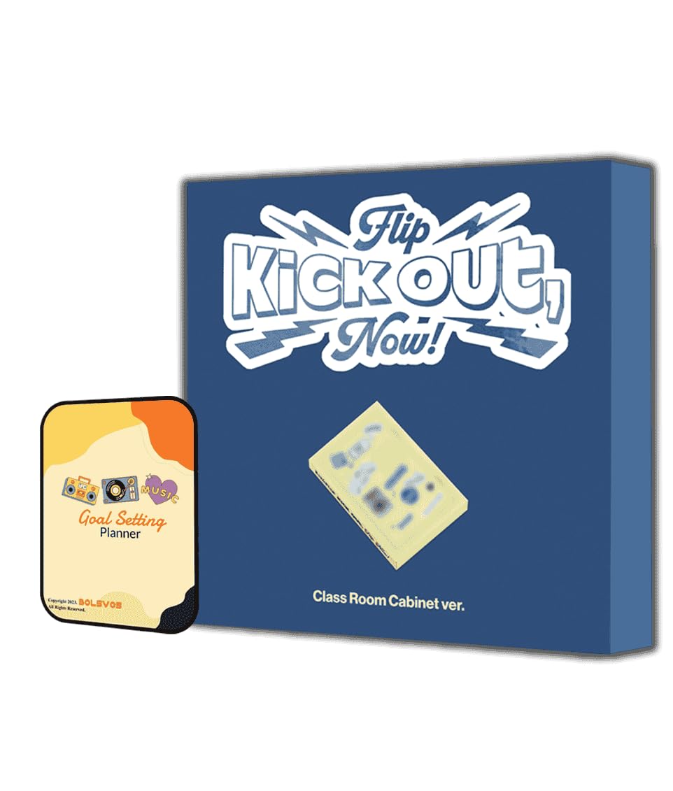 Bolsvos Class Room Cabinet Ver. (Platform Ver.) Kickflip Album - Kick Out, Flip Now! +Pre Order Benefits+Bolsvos Exclusive K-Pop Giveaways Package