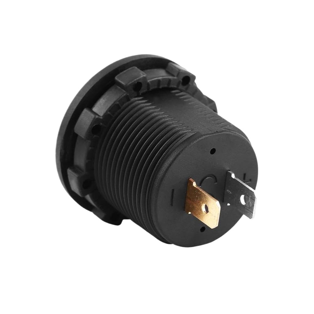 LED-Digitalanzeige-Voltmeter 12 V, kompatibel mit Motorrad, Auto, Boot, ATV, UTV, Wohnmobil