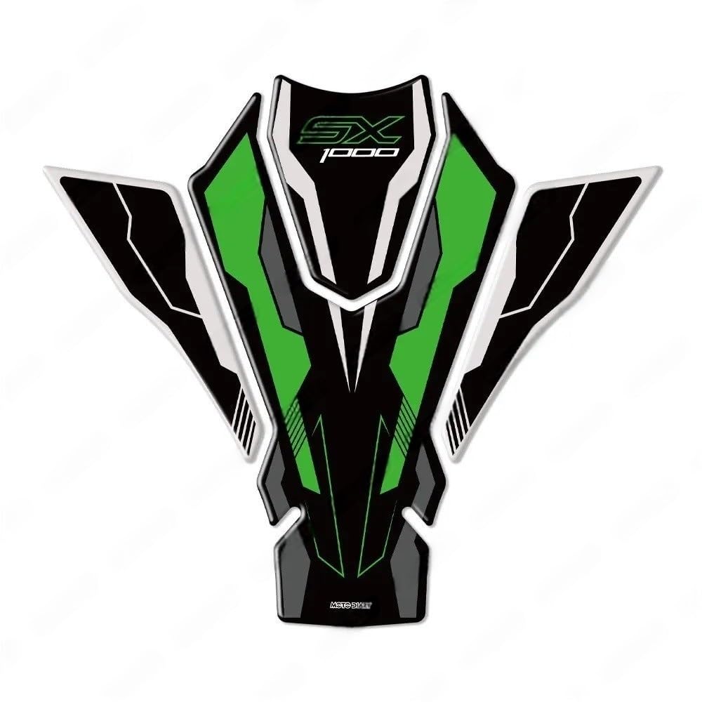 for Kawas&AKI Z1000SX Z 1000SX Ninja 1000 SX 2017-2024 Fuel Tank Sticker Oil Gas Cap Decal Cover Protector Tanks Pad Protector