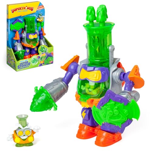 SUPERTHINGS –Ultra Striker Profesor K.Robot Ultra Striker de Profesor K de la serie de TV “SuperThings Kazoom Power”. Contiene 1 Ultra Striker Robot, 1 Profesor K exclusivo, 3 proyectiles, 1 accesorio