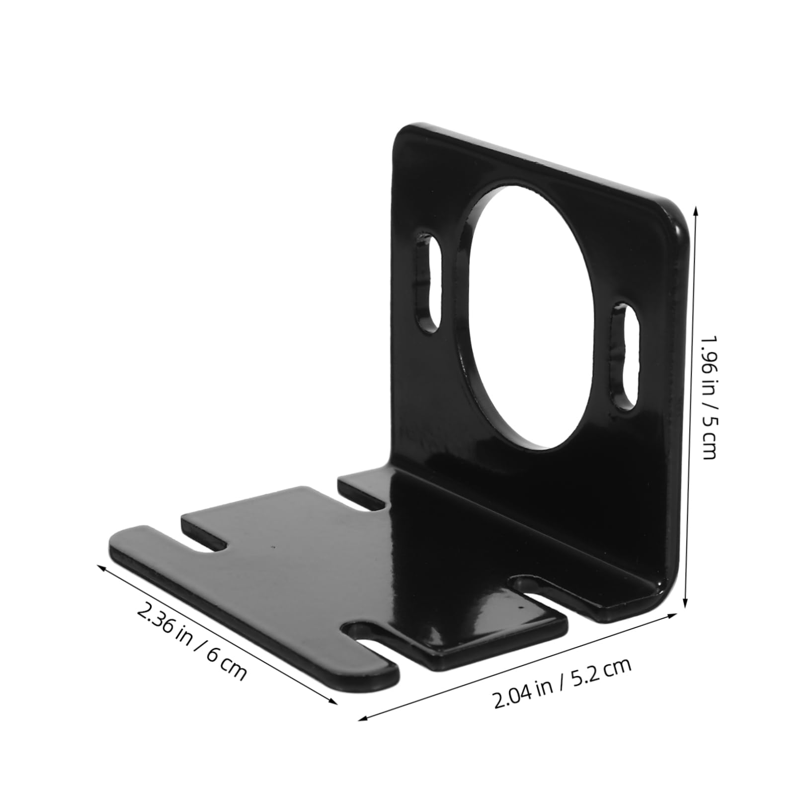 FUNOMOCYA 5pcs Motor Mounting Bracket Motor Stand Motor Mounting Stand Motor Rack Motor Mounting Holder Motor Holder Gear Motor Bracket Motor Mount Bracket Holder Black Steel