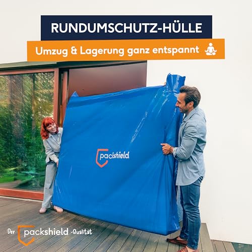 Matratzenhülle 90x200cm aus dickem Kunststoff – Schutz für Aufbewahrung und Umzug – Dicke 30cm – wasserdichte und reißfeste Aufbewahrungstasche mit Reißverschluss