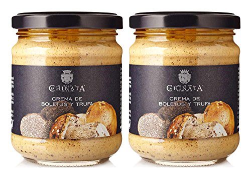La chinata paté de Boletus y trufas – patè de trüffeln y piedra hongos con aceite de oliva, 2 unidades (2 x 180 g)