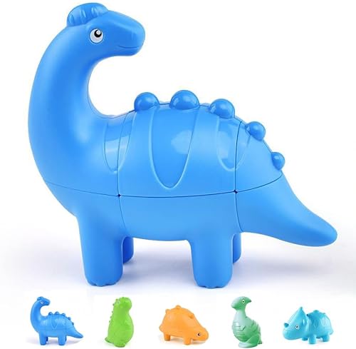 Cubo de velocidad de dinosaurio 2 x 2 x 3, rompecabezas 3D mágico Fidget Speed Cube, juguete para aliviar el estrés, rompecabezas cerebrales, juegos