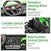 Hetoy 24V 2-Seater Ride On Dump Truck with Parent Remote Control, 4WD 6-Wheel Electric Car for Big Kids, UTV Style Dump Bed & Music Horn, ASTM/CPSIA Certified (Ages 3+)