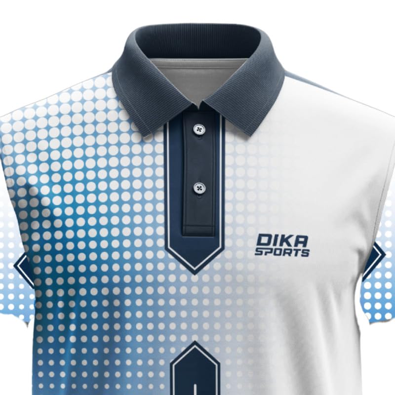 Image of Dika Sports Cricket Custom Player Name and Number Jersey Cricket Tshirt for Men | 2 Year to 5XL
