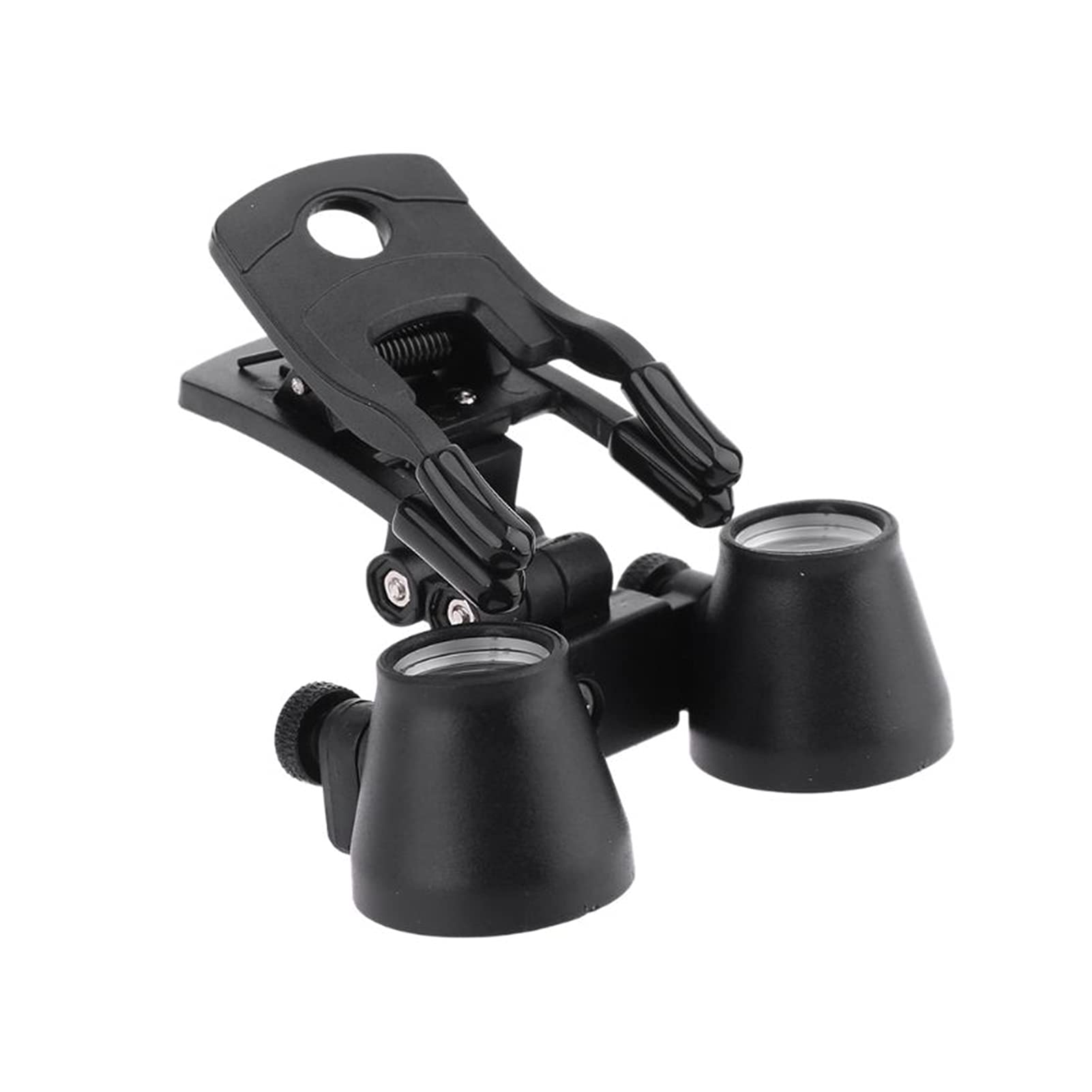 Lupe, Stirnbandlupe, Zahnlupe 2,5x 3,5x binokulare medizinische Lupe, Zahnmedizin, chirurgische optische Glaslinse, Zahnarztlupe mit Clip (Gift Version-2.5X)
