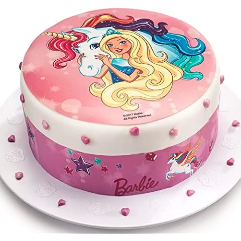 Kardasis Barbie Tortenaufleger | Essbarer Aufleger Cover