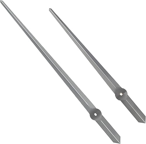 VANGOLD Reloj de pared DIY Manos Reloj Puntero Reparación Pieza de repuesto (Plata)